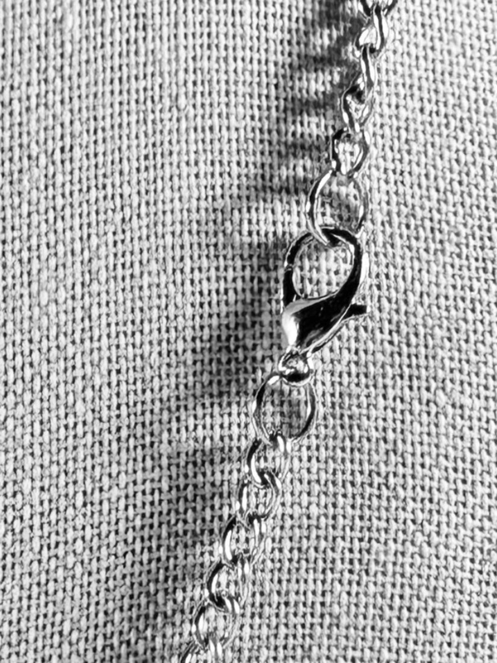 Pendant Single Rhinestone Pendant In Sterling Silver Setting - Picture 4 of 9